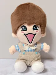 ボタン付きサロペット 青 2点セット ちびぬい 服 ぬい服