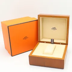 エルメス 空箱/BOX 外箱付 腕時計用 オレンジ ブラウン レディース/メンズ腕時計用  YUM 0594000 10ERT