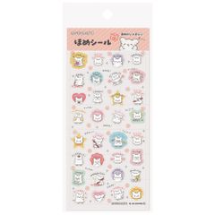 サンリオキャラクターズ はなまるおばけ アイコンシール ほめワード 透明 半分 カット 手帳 カレンダー かわいい エムプラン