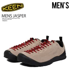 KEEN (キーン) MENS JASPER (メンズ ジャスパー) ローカット スニーカー クライミング コンフォート アウトドア シューズ キャンプ カジュアル 普段使い トレンド ベージュ SILVER MINK (シルバーミンク) 1002672