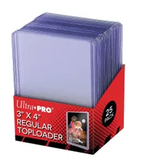 新品 ULTRA PRO 【ウルトラプロ UltraPro 収集用品】 トップローダー レギュラー (クリア) 25枚入りパック (#81222)
