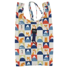 ☆ こまふじしばたアイボリー ☆ エコバッグMサイズ ☆ エコバッグ Mサイズ エコバッグ おしゃれ 折りたたみ コンパクト 折り畳み かわいい 軽量 軽い マイバッグ ショッピングバッグ お買い物バッグ サブバッグ 買い物 たっぷり 収納 携帯 エコバック