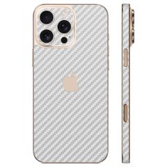 wraplus スキンシール iPhone16 Pro Max 対応 [シルバーカーボン]