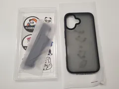 ★CASEKOO iPhone 16 用 ケース 耐衝撃 滑り止め 指紋防止 米軍MIL規格 マット仕上げ ストラップホール付き 黄変防止 耐久性 カバー ワイヤレス充電対応 アイフォン 16 用 6.1 インチ ケース(マットブラック)