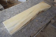 アウトレット トチ(橡)の一枚板 長さ約62.5cm 幅約13.9cm 厚さ約2.5cm DIY用 Z110