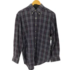 バーバリーロンドン BURBERRY LONDON ホースロゴ刺繍 ワンポケットBD L/Sチェックシャツ メンズ import：S 