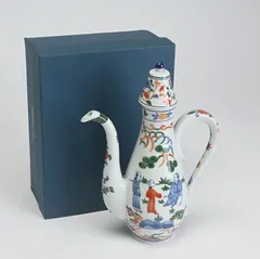 イ690 水注『山本閑浄造『腰黒水注　共箱』急須　薬缶　茶道具 イ690 水注『山本閑浄造『腰黒水注 共箱』急須 薬缶