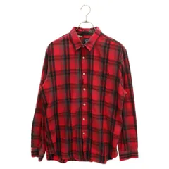 VOLCOM (ボルコム) マドラスチェック レギュラーカラー 長袖シャツ レッドのサムネイル