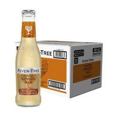 アサヒ Fever-Tree フィーバーツリー プレミアム ジンジャーエール 瓶 200ml×1ケース/24本