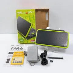 new ニンテンドー 2DSLL ブラックライム 液晶美品 遊べるセット 動作確認済み 2dsll 3ds 2DS LL 任天堂