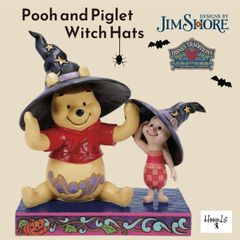 【ハロウィン限定】プー&ピグレット ウィッチハット くまのプーさん ジムショア ハロウィン限定】プー&ピグレット ウィッチハット くまのプーさん