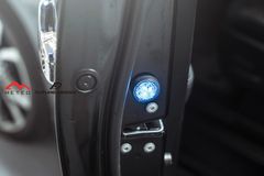 【保証一年間】METEO BMW U10 X2 iX2 全年式 フロント リア ドアワーニング フラッシュLED 青 ブルー テールに CBHT-C1 反射板機能付 リフレクター カスタム エアロ