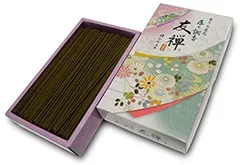 梅薫堂 匠の調香 友禅 バラ詰 / 日本製 淡路島 株式会社 線香 お香 アロマ 実用 仏壇 お盆 彼岸 香り ゆうぜん 白檀 バニラ シナモン 煙ひかえめ