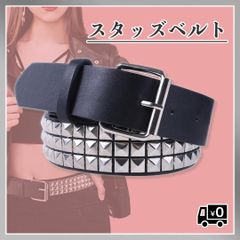 ベルト スタッズ PU パンク ロック V系 コスプレ ゴスロリ