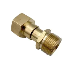 K-Gmainte 高圧洗浄機ショートガン 変換 ねじれ防止 スイベル ジョイント 『国内規格 M22 15mm』へ変換 国内メーカー高圧洗浄機でショートガンを使いたい方へ！ 0