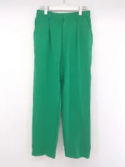 ◇ FREAK'S STORE フリークスストア タック パンツ サイズS グリーン レディース P  【中古】 【1208260016598】
