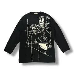 Yohji Yamamoto ヨウジヤマモト　朝倉優佳　フラワープリント　シャツ ヨウジヤマモト“山本耀司の愛犬”を描いた限定シャツ＆ニット