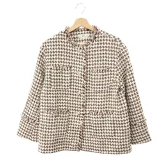 極美品✨希少サイズ　23区×LINTON 　ノーカラージャケット　ツイード　50 2025年最新】LINTON ツイード ジャケットの人気アイテム - メルカリ