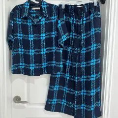 UNIQLO(ユニクロ) Marni(マルニ) サテン チェック ショートスリーブシャツ&パンツ セット