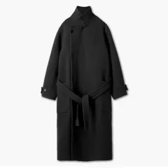 LEMAIRE(ルメール) ラップコート 24 fw xxs サイズ 黒 - メルカリ