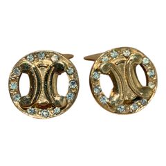 CELINE (セリーヌ) ⑤ ロゴマークイヤリング レディース ゴールド FREE  