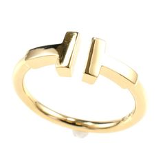 k18 ティファニー T ワイヤー リング イエローゴールド 7号 指輪 Tiffany ティファニー Tワイヤー リング K18YG イエローゴールド