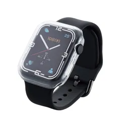 【在庫処分】カバー 45mm ケース [Apple Watch Watch 8 7 (アップルウォッチ) 対応] フルカバーケース Apple ソフト クリア エレコム AW-21AFCUCR