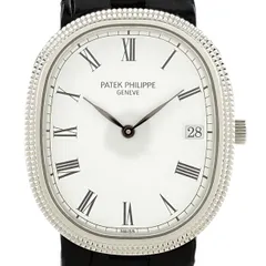 パテックフィリップ PATEK PHILIPPE ゴールデンエリプス ローマン 3931A 腕時計 SS クォーツ ホワイト レディース 【中古】のサムネイル