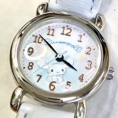 【美品⭐️サンリオキャラクター腕時計】 ★シナモロール Cinnamoroll     サンリオキャラクターズ　 SUN FLAME サンフレイム　 キッズウォッチ　ジュニアウォッチ　 稼働品 （AYA） 124120500500oTAのサムネイル