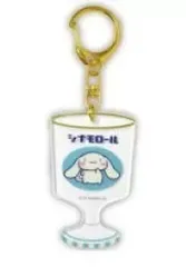 【中古】雑貨 シナモロール 「サンリオキャラクターズ ファンシーレトロ グラス型アクリルキーホルダー」