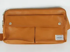 【USED/A】PORTERポーター■フリースタイル■ボディバッグ■ブラウン