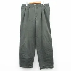 W35/古着 ギャップ GAP パンツ メンズ 00s コットン 緑系 グリーン 25sep09 中古 ボトムス ロング