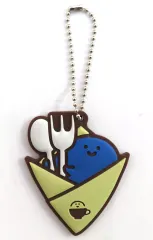 【中古】キーホルダー 名も無き者/ラバーチャーム ラバーコレクション 「一番くじ お文具といっしょ ～のんびり喫茶～」 F賞