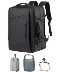 [alacorta] ジム ビジネスリュック メンズ サブバッグ3点セット付き 【防臭防汚】 【職場とジムをシームレスに繋ぐ】 【セットアップ】 バックパック トレーニング フィットネス スポーツ ランニング ゴルフ テニス バドミントン 卓球  [ブラック]