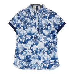 サイズ：L CALLAWAY キャロウェイ  半袖ポロシャツ 総柄 ネイビー系 [240101531992] ゴルフウェア レディース ストスト