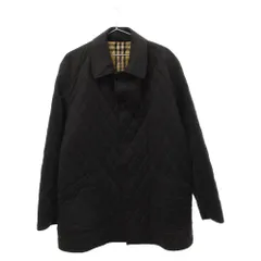 BURBERRY (バーバリー) 裏地ノバチェック キルティング ジャケット ブラックのサムネイル