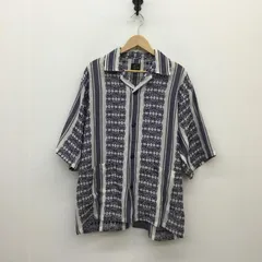 Needles カバナシャツ　半袖　総柄　刺繍　ホワイト Needles/ニードルズ】カバナシャツ Cabana Shirt -Poly india Jq