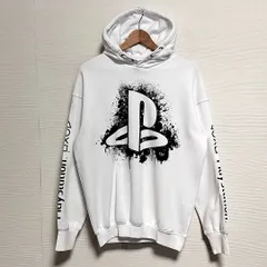 新品同様 H&M×PlayStation コラボスウェットパーカー プルオーバー ビックロゴ キッズ 160相当 大人もOK
