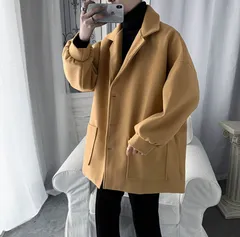 新品未使用品 002225L ビッグシルエット チェスターコート ロングコート