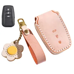新品 キーケース トヨタ用 スマートキーケース キーカバー 本革 フォグワックスレザー トヨタ専用設計キーホルダー TOYOTA C-ー 新型 カローラ RAV4 等に適用 キーケース