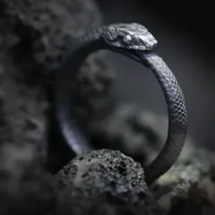 【在庫限り】【普通郵便発送】 リング ウロボロス【3】スネーク ヘビ snake 指輪 韓国ファッション