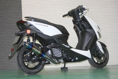 シグナス グリファス バイクマフラー 8BJ-SEJ4J NMAX125 NMAX155 SEG6J SG66J S346 ステンレス ブルーカラー マフラー カスタム パーツ 社外品