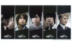 【中古】ブックカバー・しおり(男性) キャスト(5人) クリアブックマーク(5枚組) 「劇場版 仮面ティーチャー」