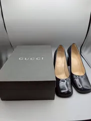 ⭐️美品GUCCI グッチ　スクエアトゥ　チャンキーヒール　パンプス　ハイヒール GUCCI（スクエアトゥ ・ ハイヒール/パンプス）のフリマアイテム一覧