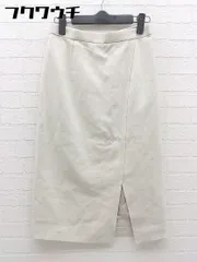 ◇ allureville アルアバイル 膝下丈 タイト ナロー スカート サイズ1 オフホワイト系 レディース 【中古】 【1002802189616】のサムネイル