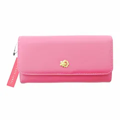 プライベートレーベル Private label タグ付き 長財布 ロングウォレット ピンク 0711のサムネイル