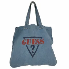 ゲス GUESS ロゴプリントデニムトートバッグ メンズ 表記無 のサムネイル