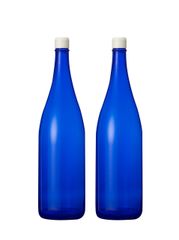 新品 ブルーボトル ガラス製一升瓶 １８００ｍｌ (２本)