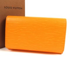 100247 LOUIS VUITTON ルイヴィトン トレゾール ベタ無 L字ファスナー ヴィンテージ 二つ折り財布
