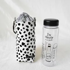 ペットボトルカバー*保冷保温シートつき*　ダルメシアン柄